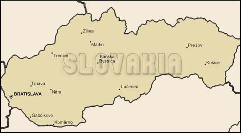 Map Of Slovakia